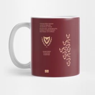 Cyprus passport Mug